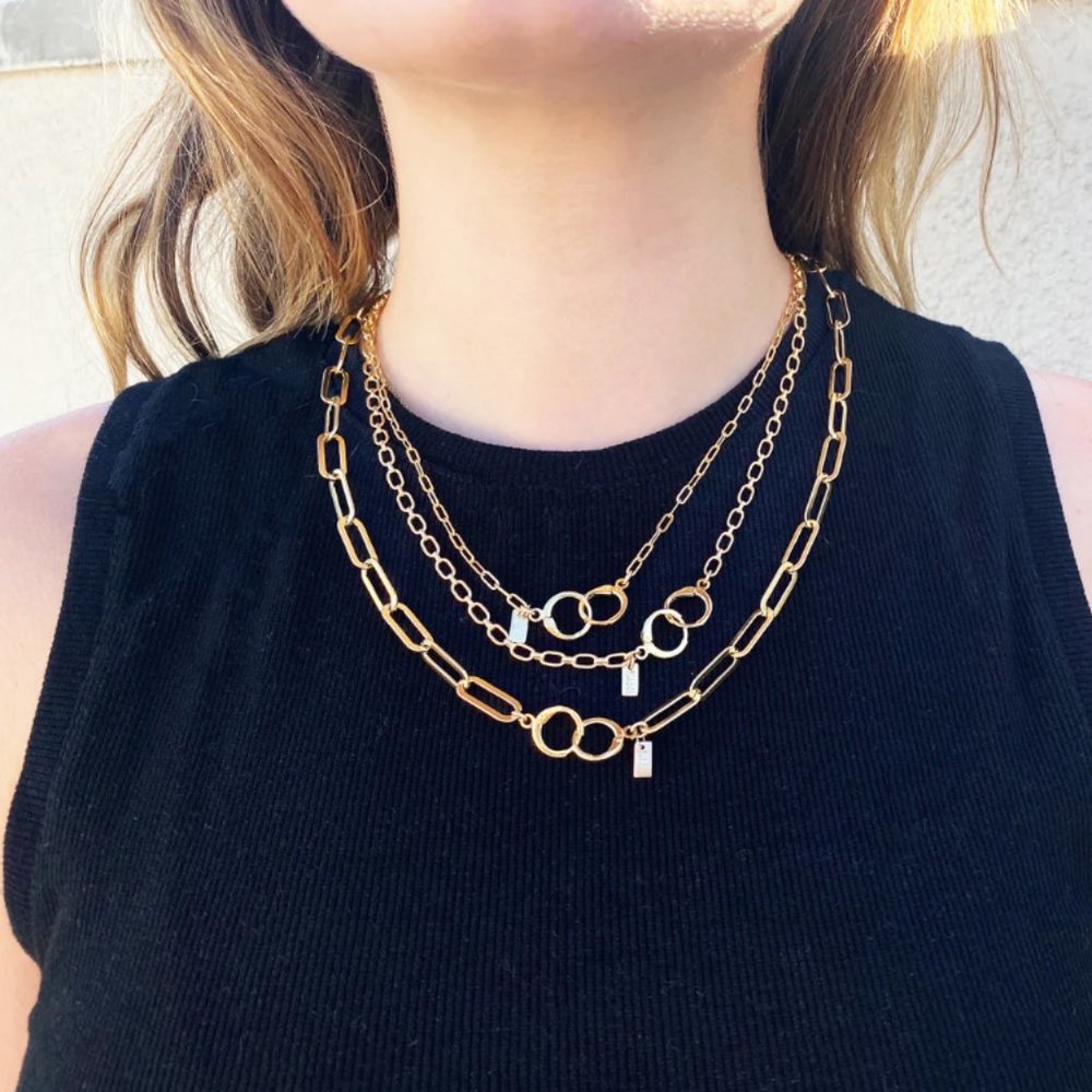 BILLIE SIMONE Gemini Gold Filled Chain - Medium Link NWOT